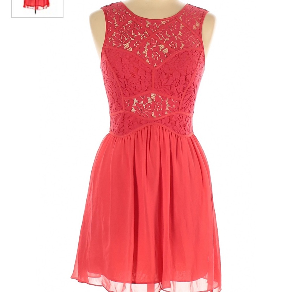 BCBG GENERATION short coral dress